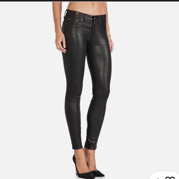RAG & BONE “THE LEATHER SKINNY